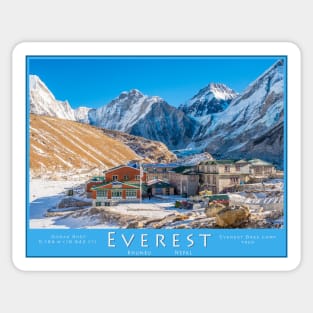 Gorak Shep on the Everest base camp trek Sticker